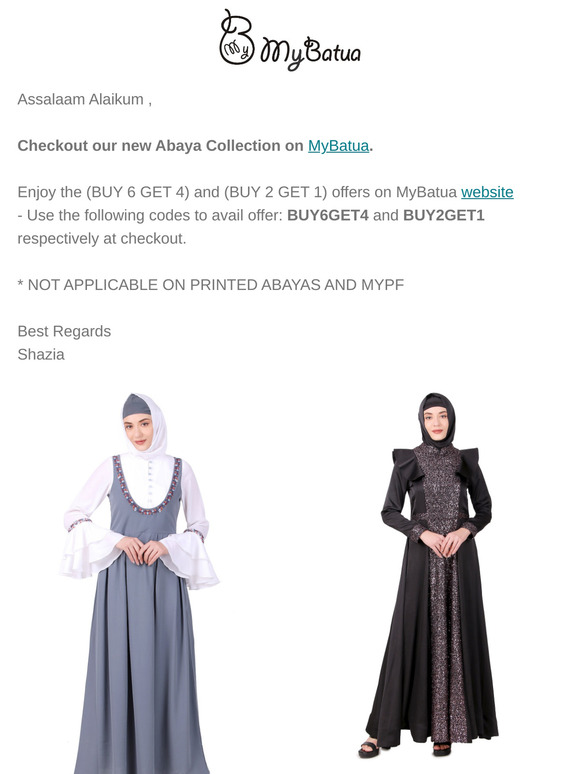 New Abaya Collection on MyBatua 💖