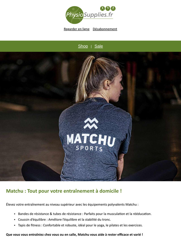 Boostez vos séances à domicile avec les équipements Matchu !