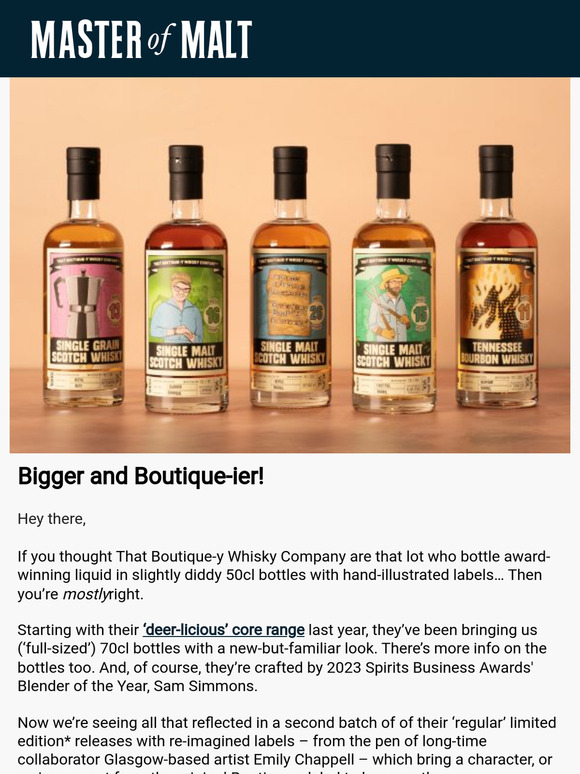 We bottled a rye, see?