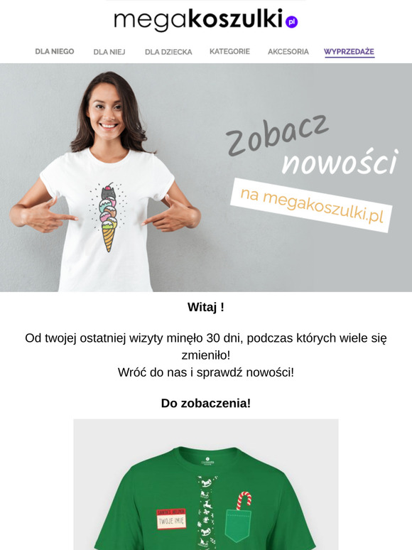 Hej, dawno się nie widzieliśmy! Sprawdź, co u nas nowego 😃
