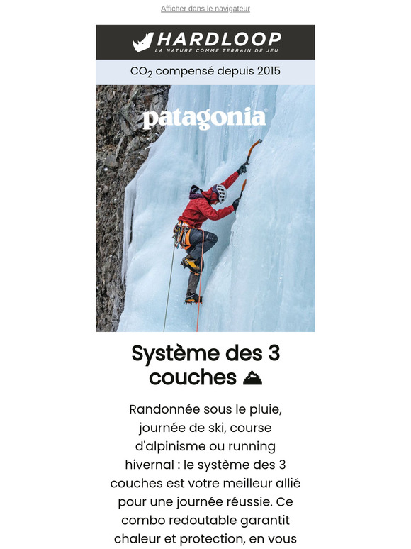 Patagonia ⛰️ 3 couches taillées pour l'aventure !