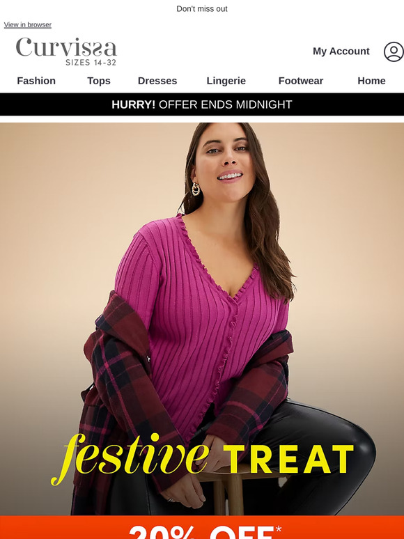 Ends tonight - Get 20% off your Christmas treat