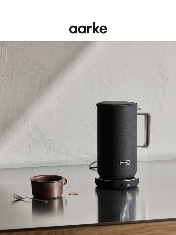 Introducing the Aarke Kettle in Matte Black