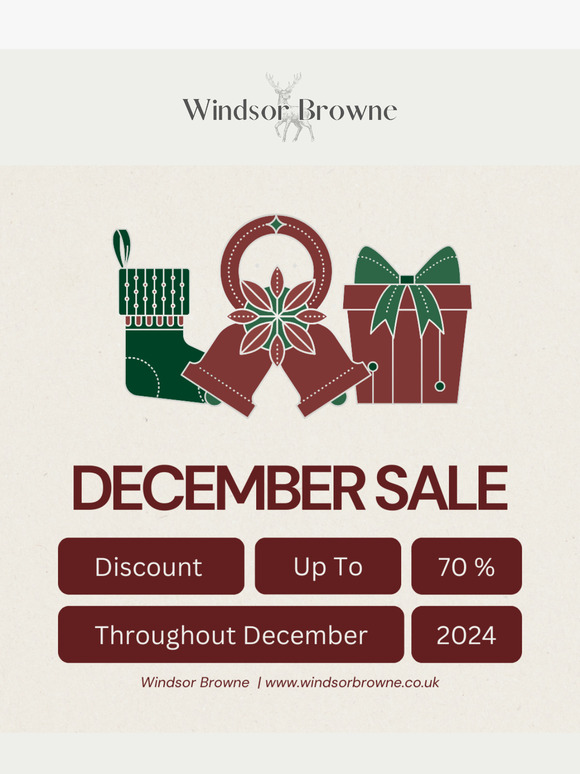 THE DECEMBER SALE IS HERE! 😍