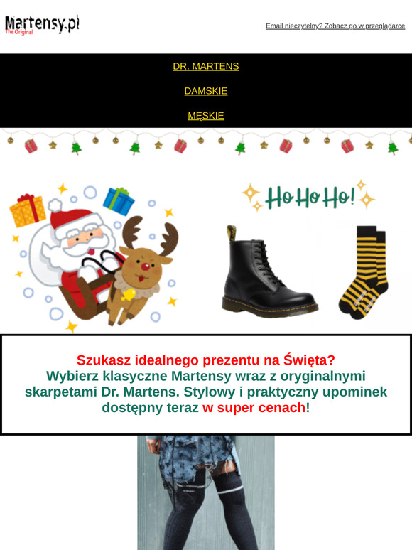 Idealny duet Dr. Martens na Święta: Martensy i oryginalne skarpety!