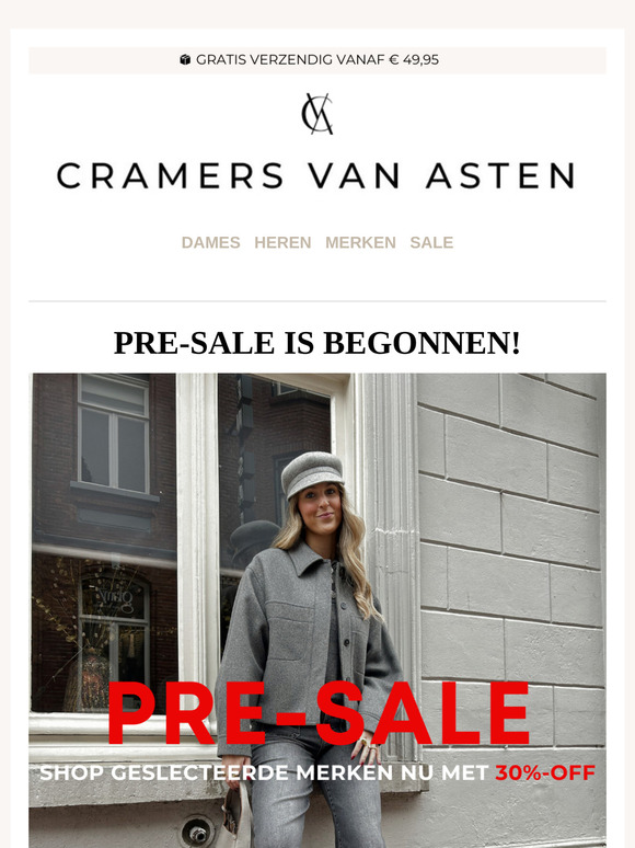 PRE-SALE IS BEGONNEN! – Mis Het Niet!🤩