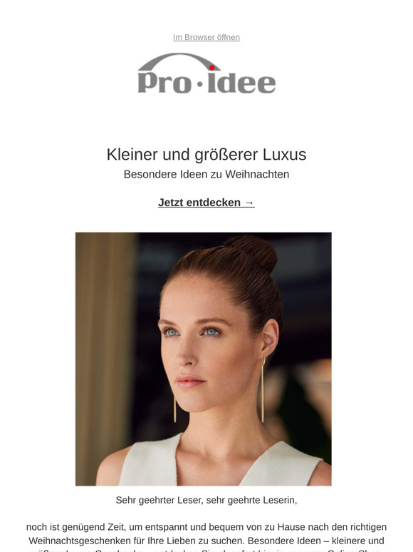 Kleiner und größerer Luxus