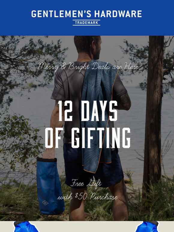 Day 3: FREE waterproof bag with $50 purchase 🎁