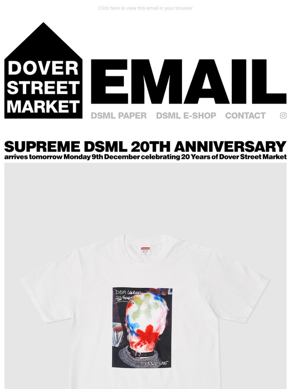 Dover Street Market: Supreme DSML 20th Anniversary arrives 