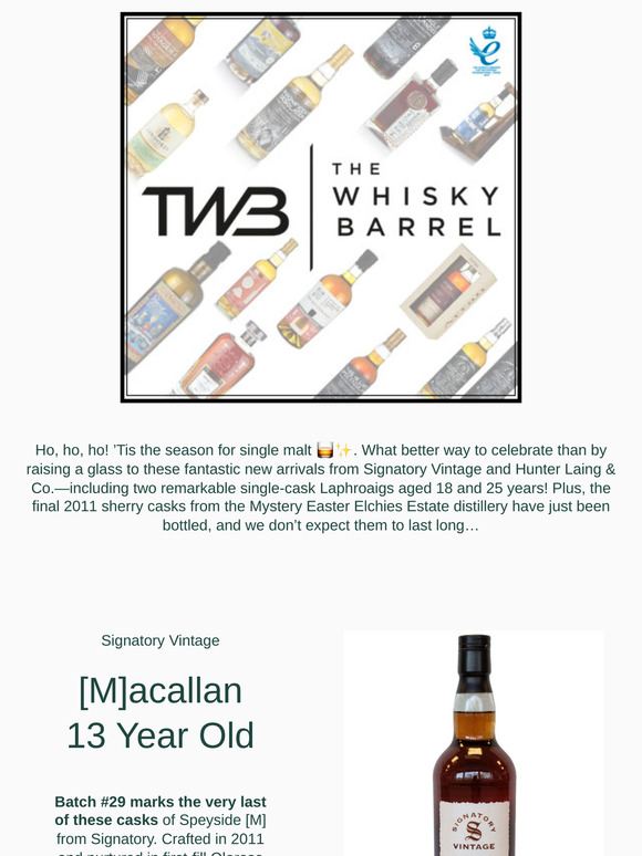 Festive Season Highlights: New Laphroaig, Macallan & More! 🎅🏻🎄