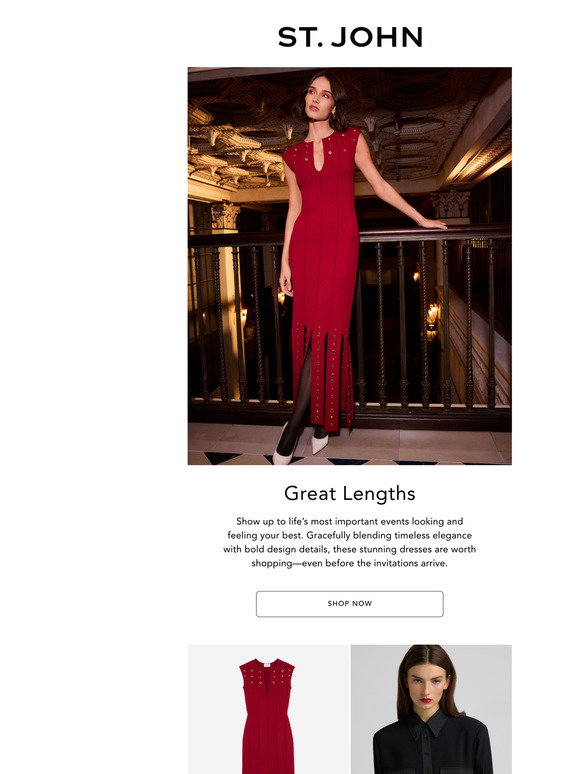 St. John Knits: Great Lengths | Shop Dresses | Milled