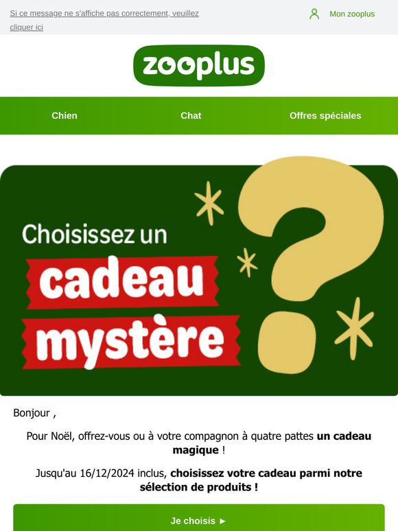 Choisissez votre cadeau offert 🎄