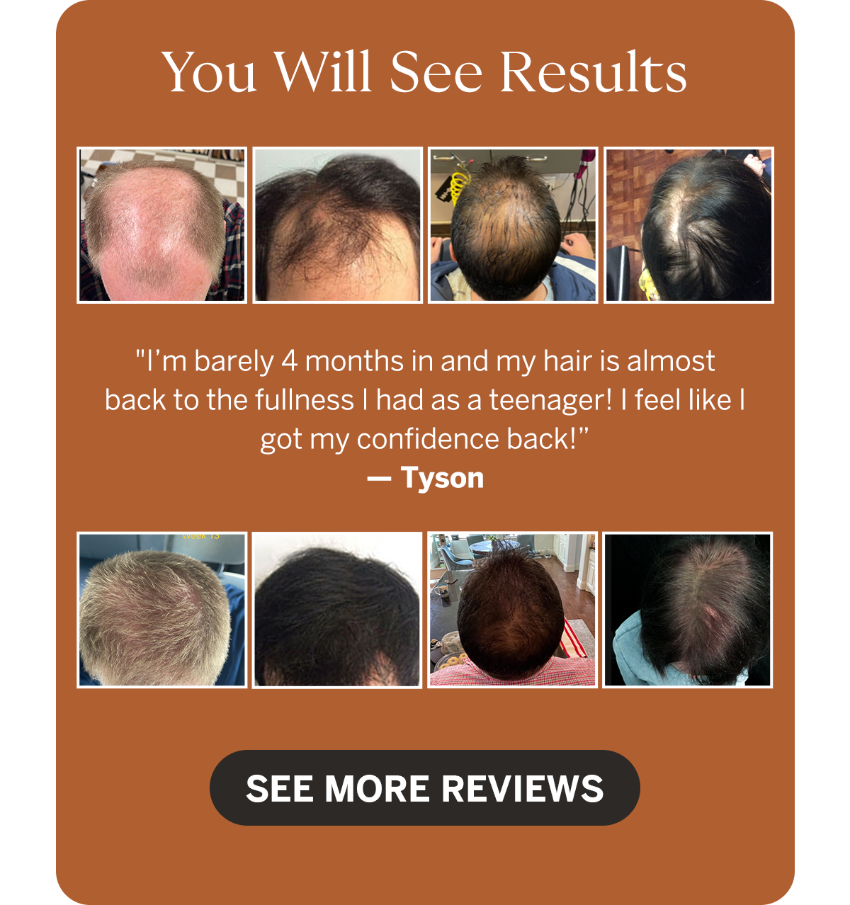 You Will See Results