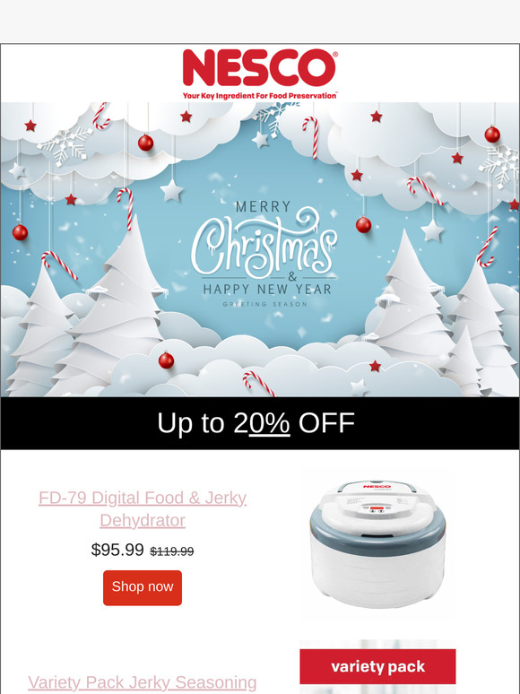 NESCO Holiday Deals : Roasters / Dehydrators
