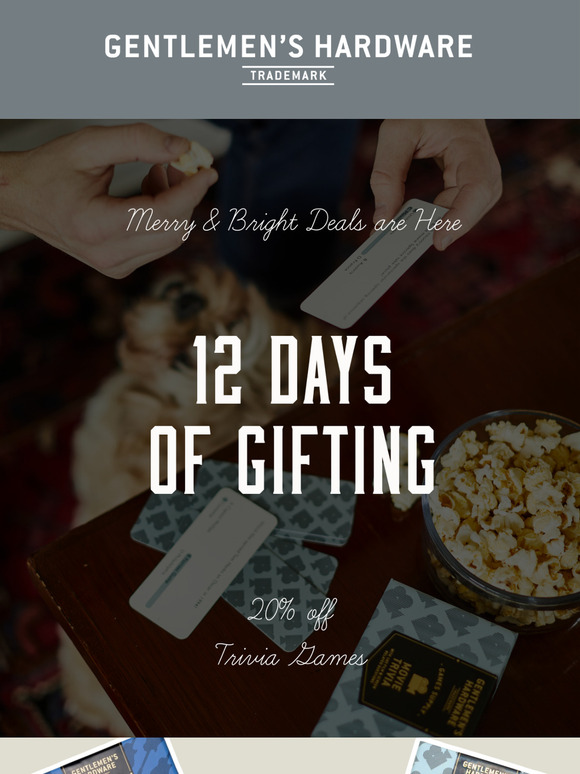 On the 4th Day of Christmas: 20% of Trivia Games! 💡