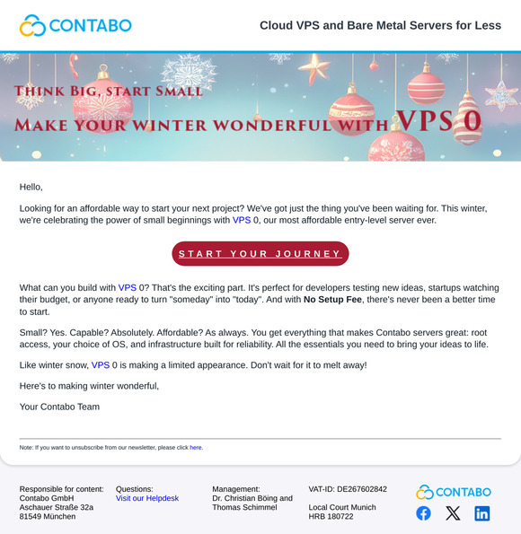 Our Winter Wonderland Special: VPS 0 is Back!