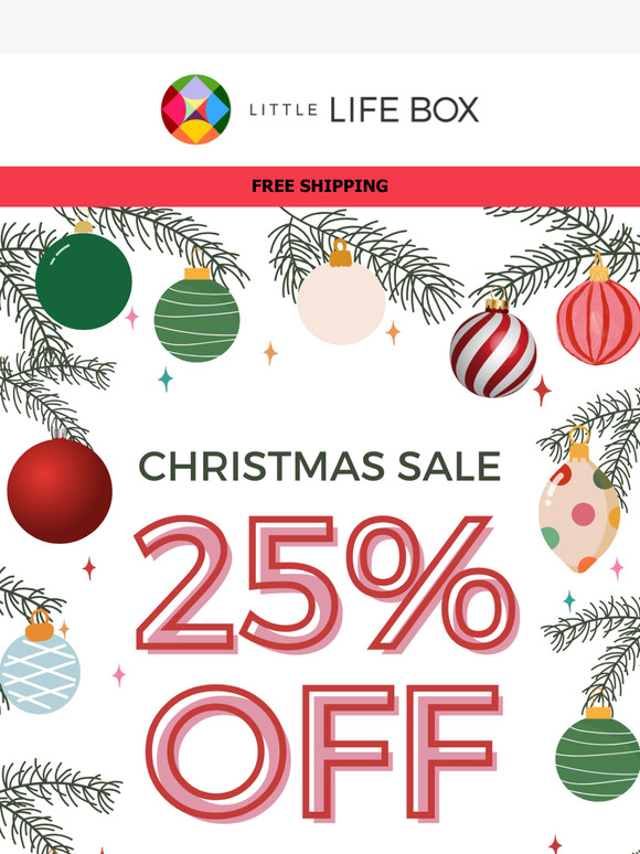 25% off Holiday Faves & Free Shipping 🎄