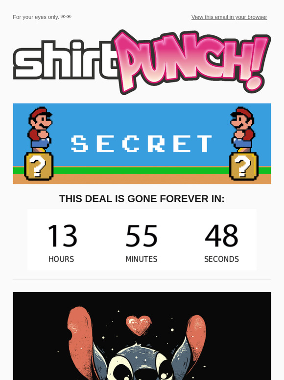 A Stitch secret sale