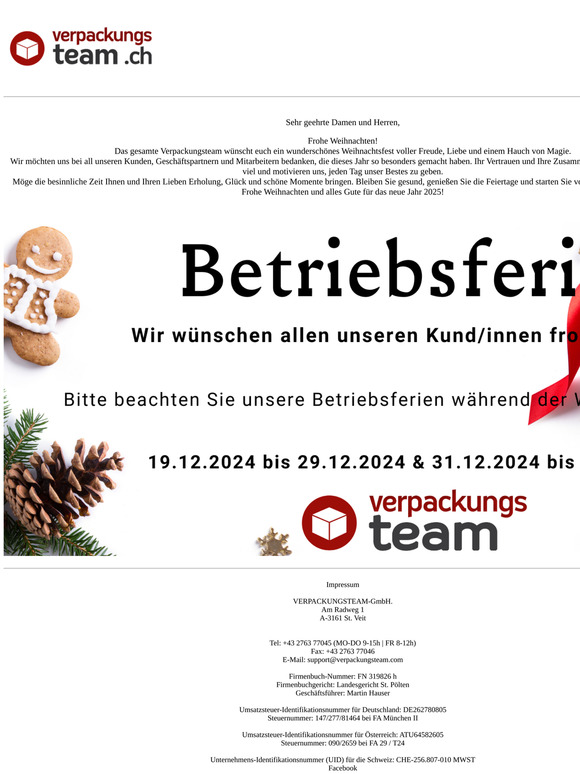 Frohe Weihnachten!