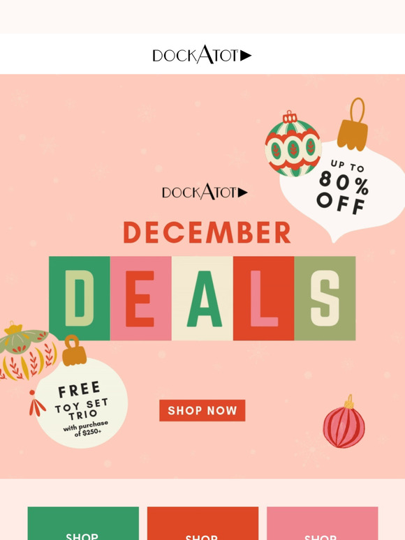 Up To 80% Off: December Deals Just Launched!