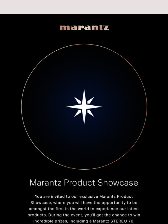 You're Invited: A Marantz Product Showcase Event