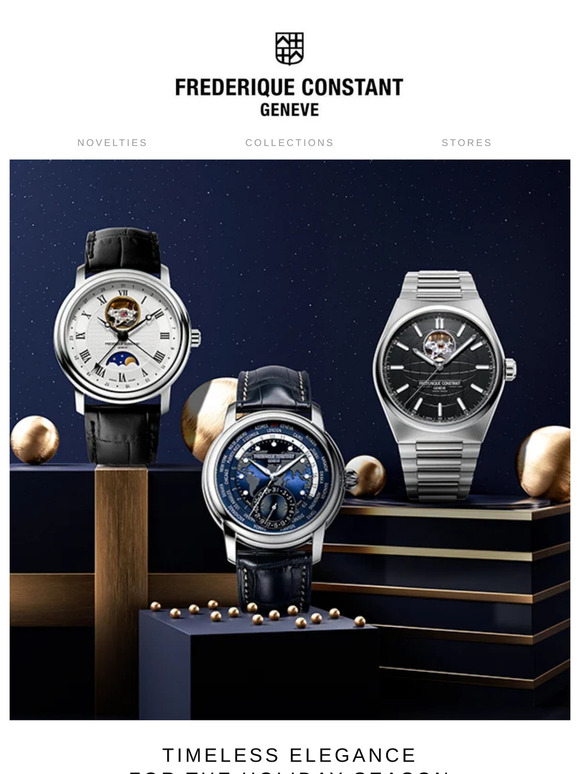 Holiday Elegance: The Perfect Gift from Frederique Constant