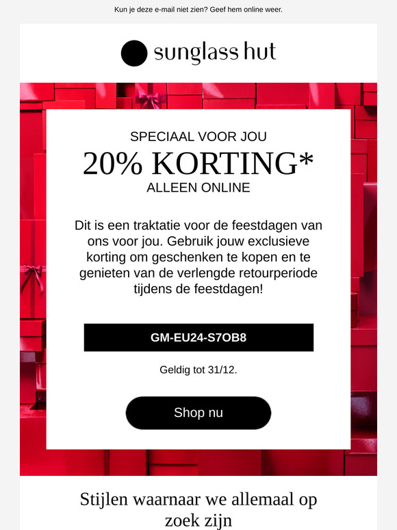 Heeft iemand 20% korting gevraagd?