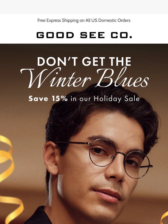 Get 15% OFF in Our Holiday Sale ☃️