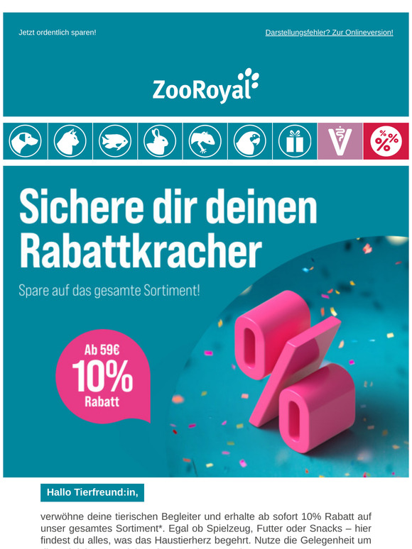 Hier kracht es! Nämlich 10% auf Alles! 🤯
