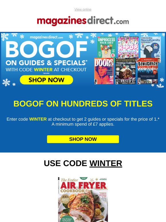 ❄️ BOGOF on guides and specials
