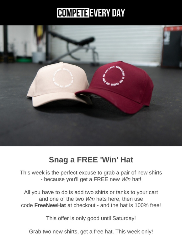 Snag a FREE 🧢 Hat