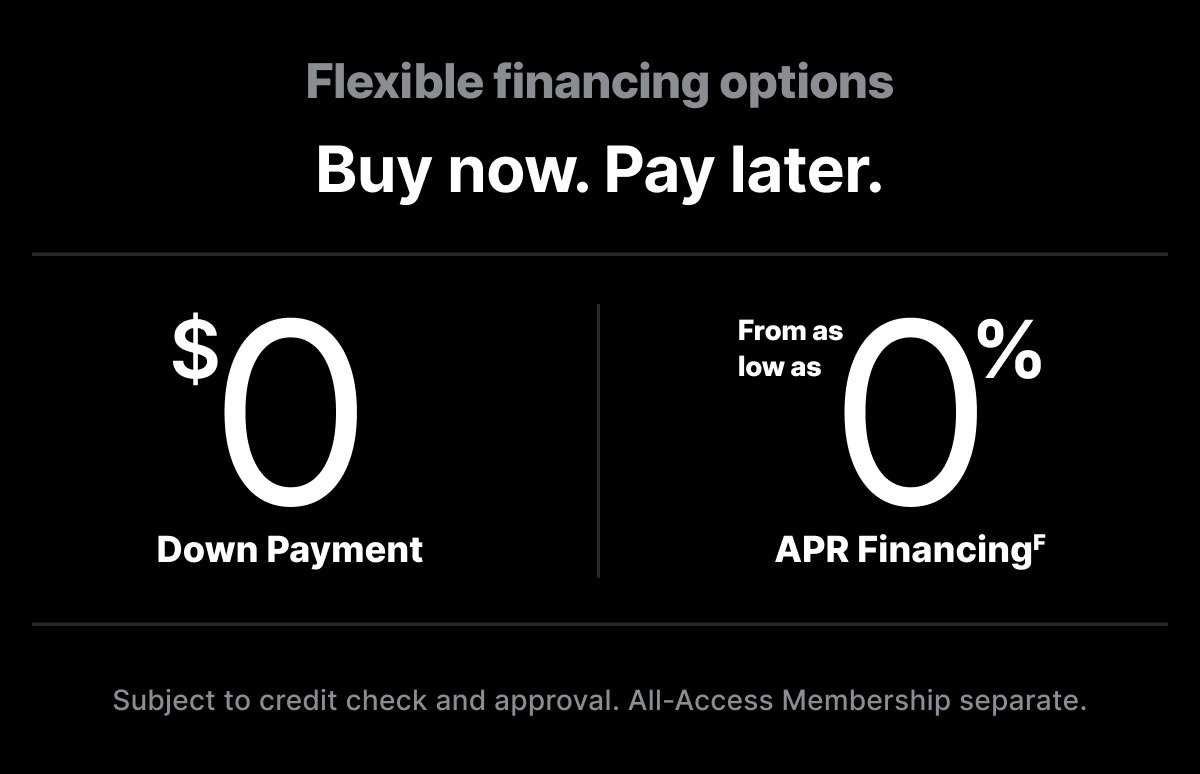 Flexible financing options