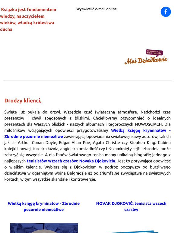 Kup książkę i spraw przyjemność swoim bliskim