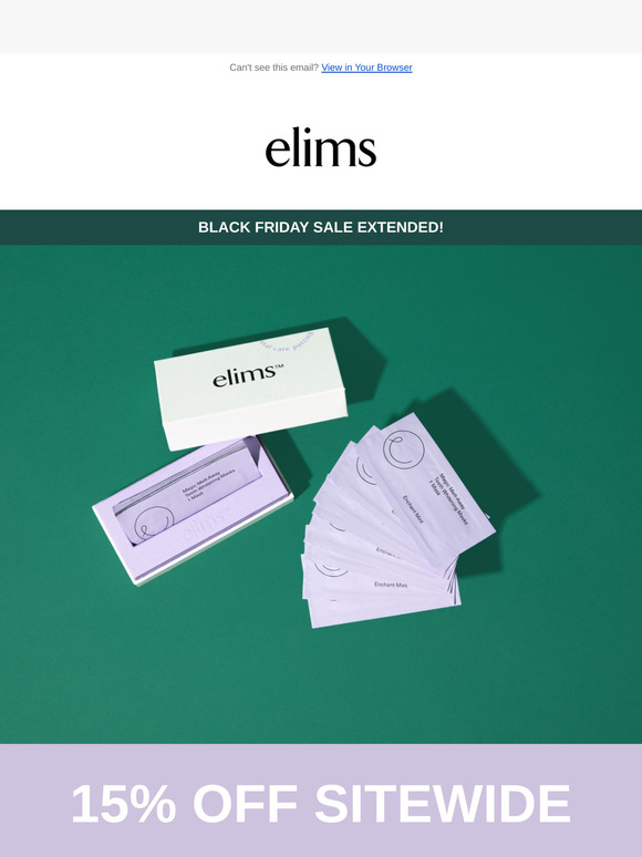 🛒✨ We’re Extending Our Black Friday Sale! 15% Off