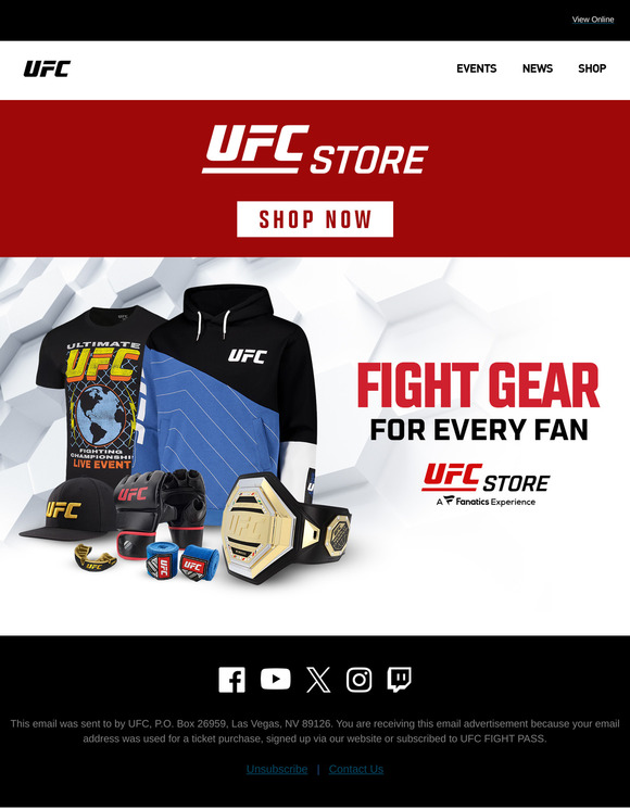 Fight Gear for Every Fan at UFC Store