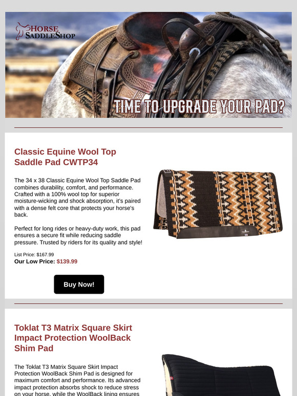 Ride in Comfort: Saddle Pads Your Horse Will Love