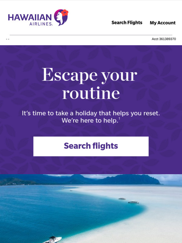 Imagine your next getaway with these fares