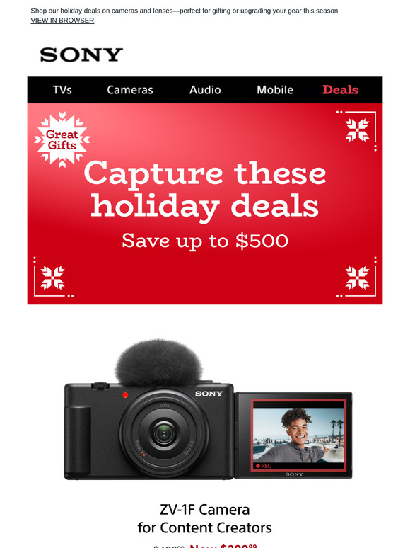 Capture More, Spend Less This Holiday