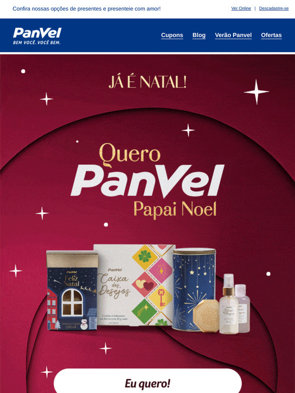 Já é Natal na Panvel 💙