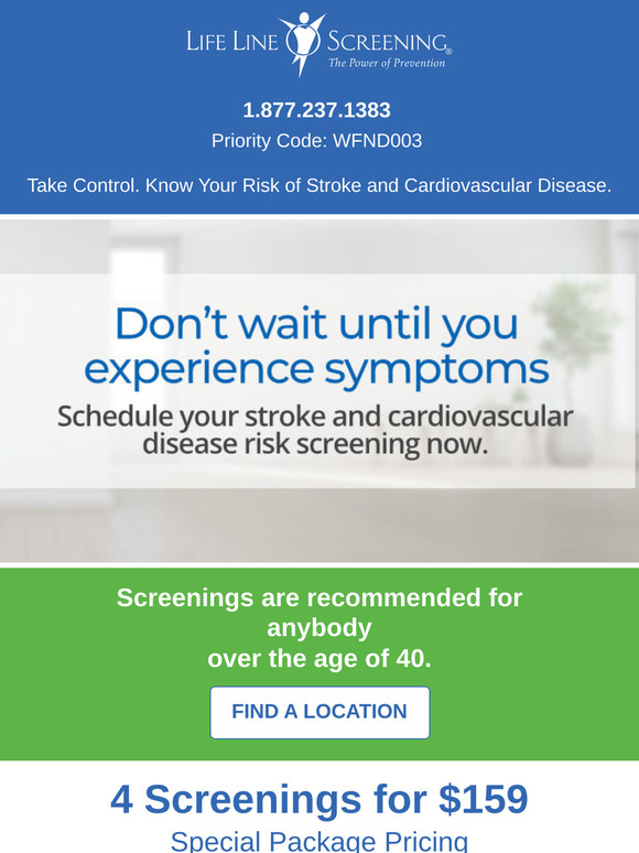 Take Control. Know Your Risk of Stroke and Cardiovascular Disease.