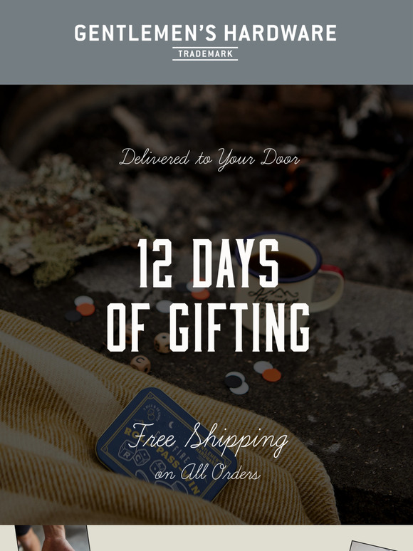 On the 5th Day of Christmas: FREE SHIPPING!