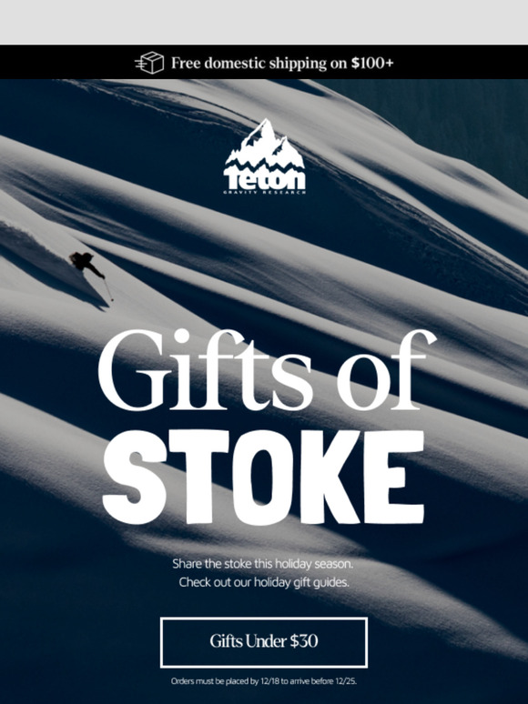GIFTS OF STOKE | Under $30