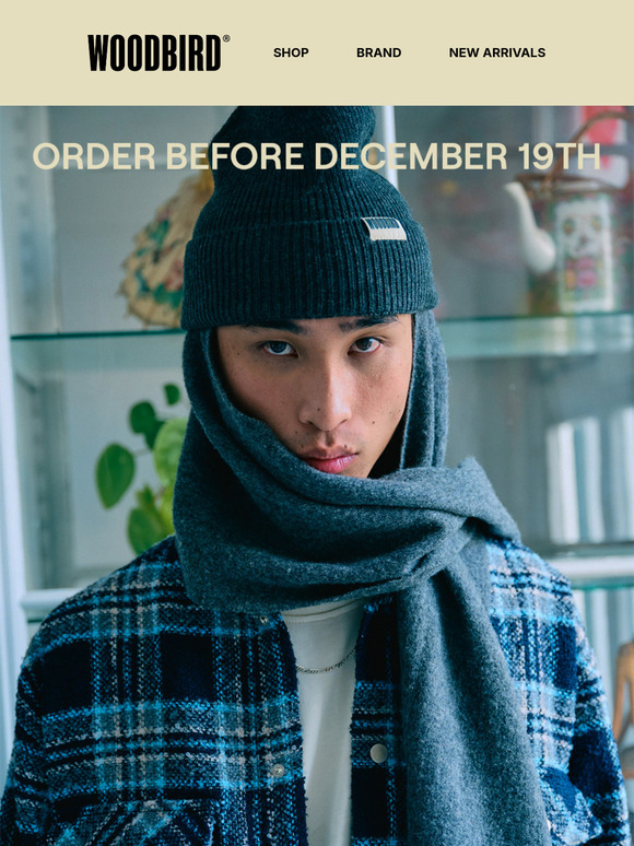 Remember to order your Christmas gifts by December 19th! 🎄