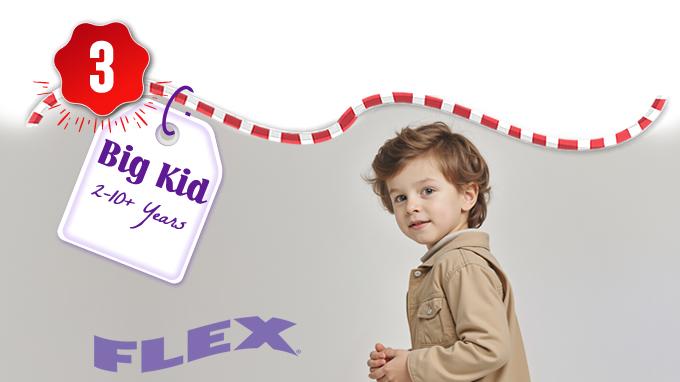 Flex® are the perfect choice for your confident walkers who have developed a solid, natural stride. With cushioned arch support and a soft, flexible rubber sole, Flex® ensure comfort and healthy foot development. In addition, the pediped Flex Fit System™ allows you to adjust the fit of your Flex® shoes to prolong wear. Shop Big Kid.