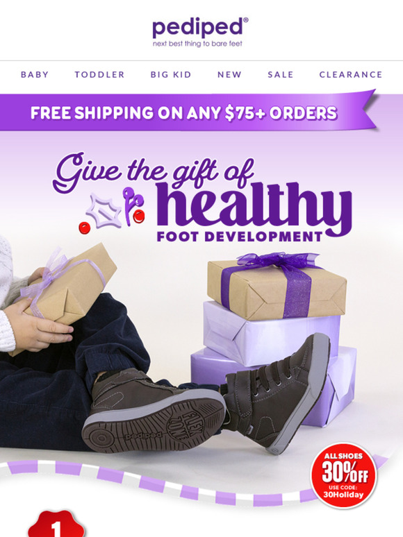 Sitewide sale for easy gifting of foot health development!