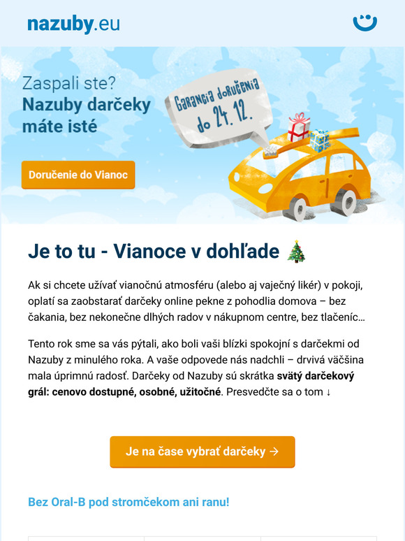 [Doručenie do Vianoc] 🎁 530+ tipov na darčeky. Také ešte nedostali →