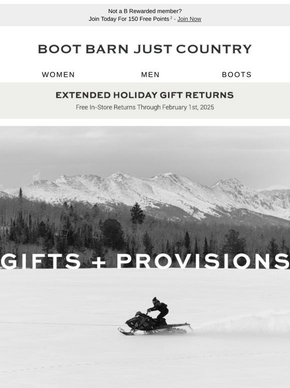 Boot Barn Holiday gifts with a country edge Milled
