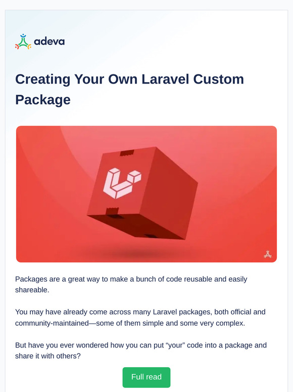 🍿New: Creating Your Own Laravel Custom Package