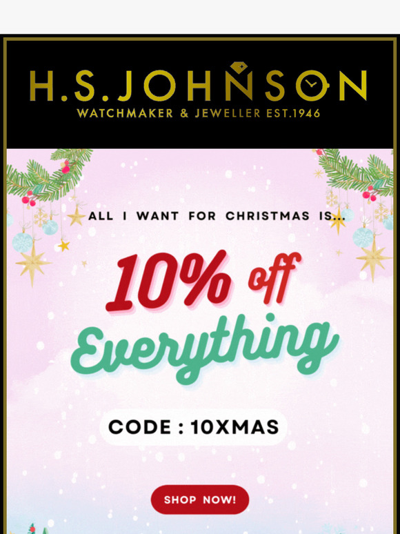 🎁 Email Exclusive Deals | Early Christmas Sale | Extra 10% off code inside