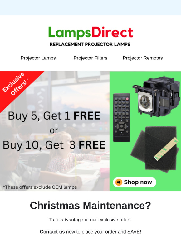 Buy 5 get 1 Free! 💡 Plus Free Delivery